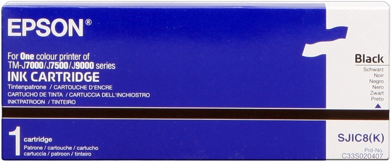 Epson SJIC8(K) Negro Cartucho de Tinta Original - C33S020407 - Prinkweb