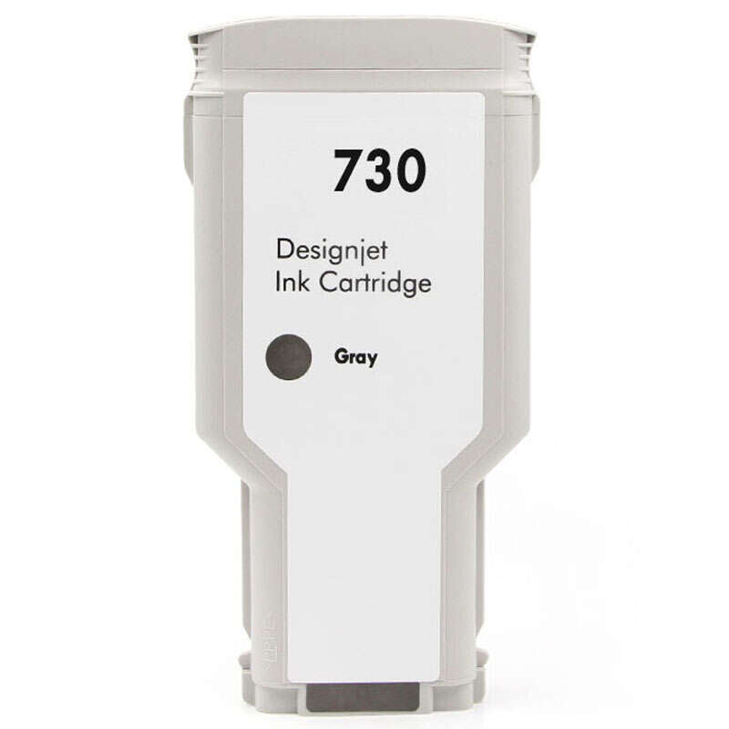 Cartucho compatible HP 730 gris