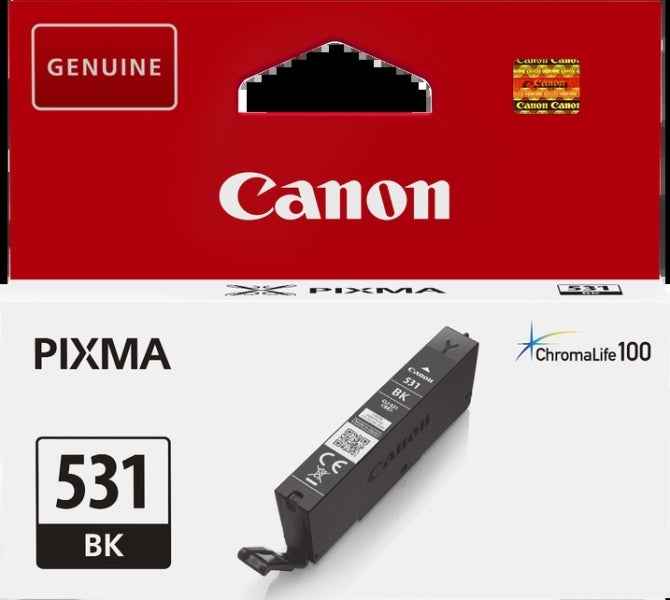 Canon CLI531 Negro Cartucho de Tinta Original - 6118C001/CLI531BK - Prinkweb