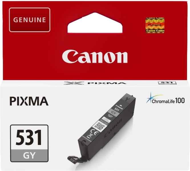 Canon CLI531 Gris Cartucho de Tinta Original - 6122C001/CLI531GY - Prinkweb