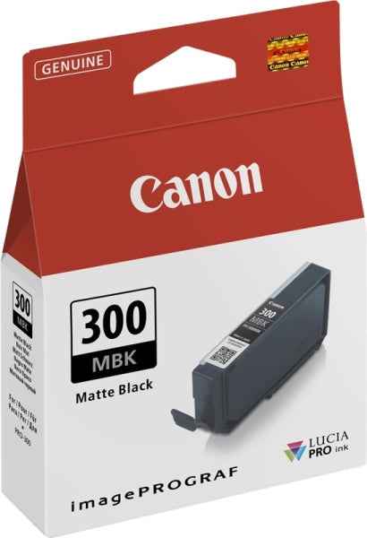 Canon PFI300 Negro Mate Cartucho de Tinta Original - 4192C001/PFI300MBK - Prinkweb