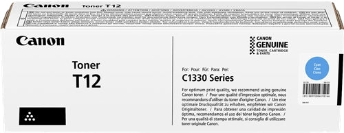 Canon T12 Cyan Cartucho de Toner Original - 5097C006 - Prinkweb
