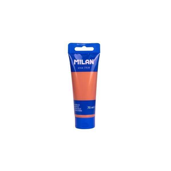 Tube de peinture acrylique Milan 75 ml - Pigments de haute qualité - Miscible - Couleur cuivre