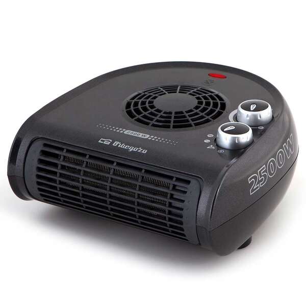 Chauffage d'appoint Orbegozo FH 5032 - Chauffage instantané - Thermostat réglable - Fonction ventilateur - 2500 W - Sécurité garantie - Profitez de l'hiver à la maison
