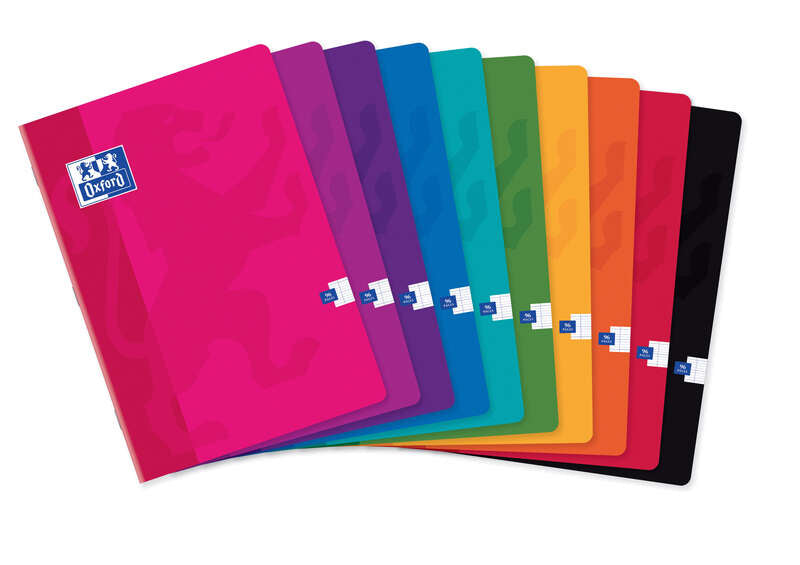 Oxford Libreta Grapada Tapa Blanda Classic A4 Seyes con Margen - Papel de Alta Calidad - Cuadriculado Seyes - Tamaño A4 - Ideal para Estudiantes - Prinkweb