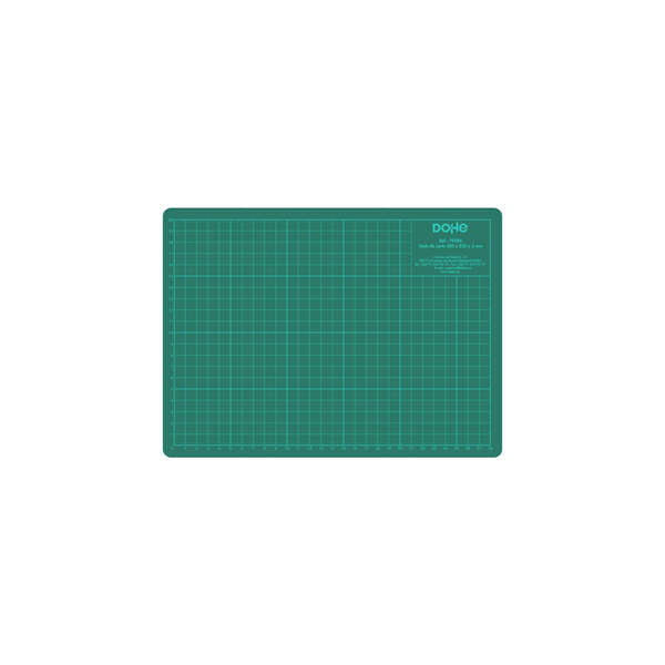 Tapis de découpe Dohe en PVC 3 mm - Surface auto-cicatrisante - Grille métrique imprimée - Format A4