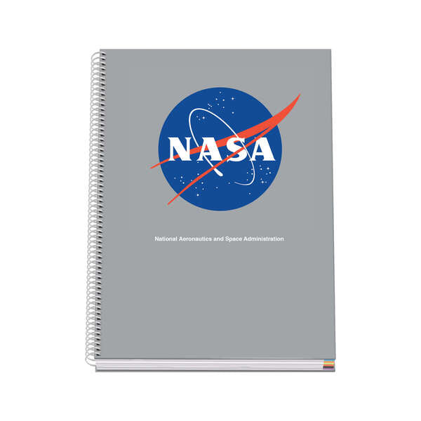 Dohe Cuaderno Espiral Tapa Dura A4 - 228x300mm - Cubierta Carton Forrado Impreso a Color - Espiral Metalico Blanco - 100 Hojas Offset 90g Microperforadas - Cuadricula 5mm - Prinkweb