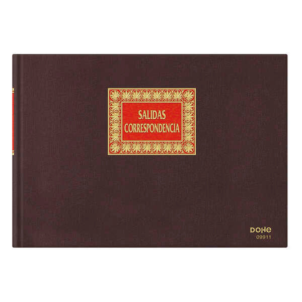 Dohe Cuaderno de Encuadernacion en Tela de Primera Calidad - 100 Hojas - Doble Estampacion en Rojo y Oro - Papel Offset de 100gr - Impreso a Dos Colores - Prinkweb
