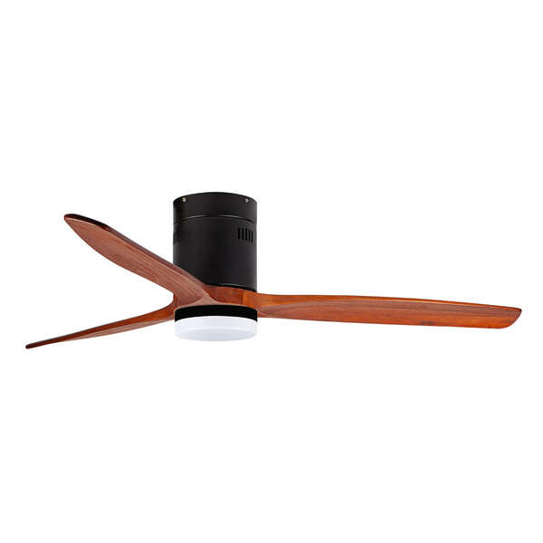 Ventilateur de plafond moderne Orbegozo CP 113132 - Moteur CC puissant - Éclairage LED réglable - Fonction réversible - Télécommande - Économe en énergie