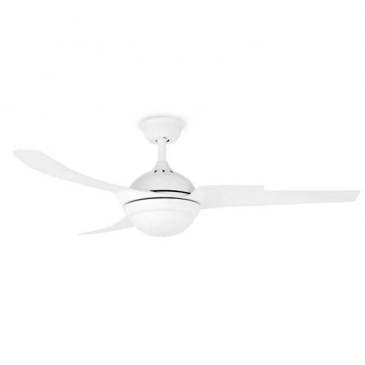 Ventilador de teto Orbegozo CP 104132 - Potência de 60 W - Diâmetro de 132 cm - Silencioso - Iluminação LED - Temporizador de 8 horas - Comando à distância - Design curvo - 3 velocidades