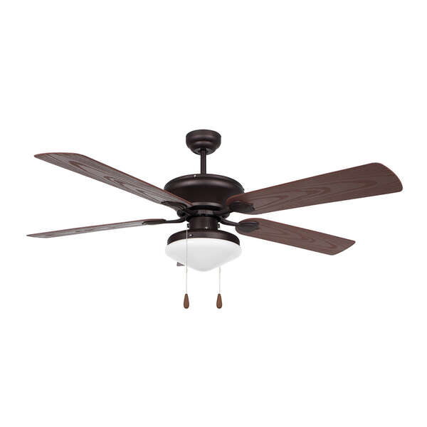 Ventilateur de plafond extérieur Orbegozo CP 73132 - Protection IP23 - 3 vitesses - Système réversible - Économe en énergie - Pour une utilisation intérieure et extérieure