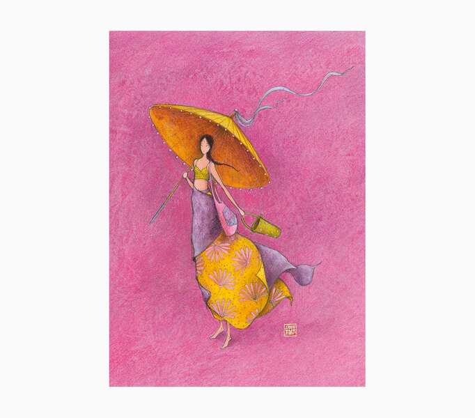 Pictura Gaëlle Boissonnard Cuaderno A5 Grapado - 15x21cm - 48 Paginas con Lineas - Papel con Certificacion FSC - Prinkweb