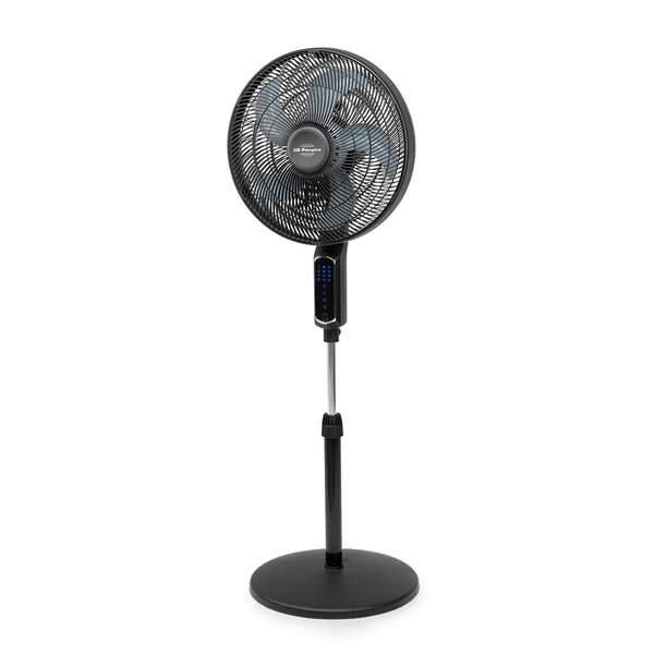 Ventilador de pedestal inteligente Orbegozo SFW 7040 - Potente e silencioso - Conectividade Wi-Fi - Altura ajustável - Modos de ventilação - Temporizador até 7,5 horas