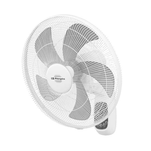 Ventilador de parede Orbegozo WF 0248 - Refresca a sua casa de forma eficaz e confortável - Potente e silencioso - 3 modos de funcionamento - Inclui comando e temporizador