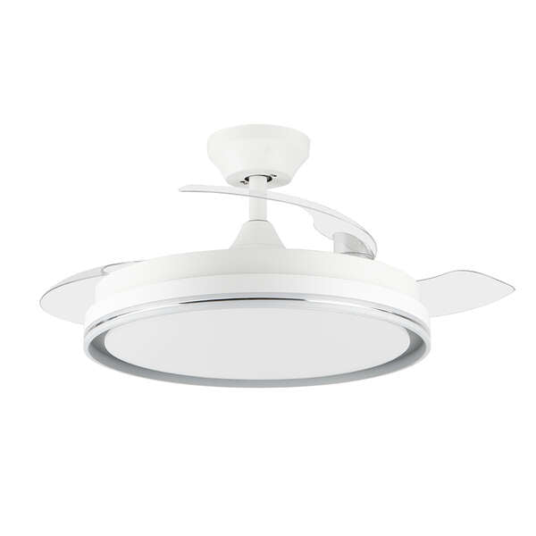 Ventilador de teto Orbegozo CP 135105 Elegance - Eficiente e silencioso - Iluminação LED - Comando à distância - Sistema reversível - Temporizador programável