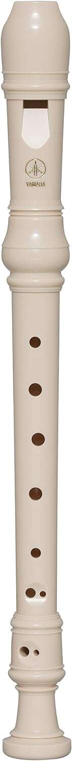 Flauta doce Yamaha YRS-23 - Feita de plástico - Ideal para crianças pequenas - Inclui estojo - Cor marfim