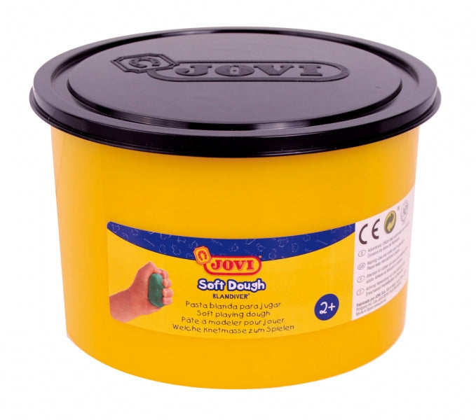 Pâte à modeler Jovi Soft Dough 460 g - Souple et flexible - Facile à pétrir et à modeler - Idéale pour les débutants - Noire