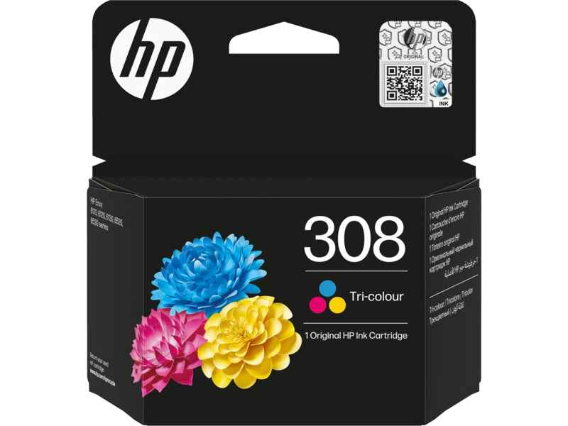 HP 308 Color Cartucho de Tinta Original - 7FP2UE - Prinkweb