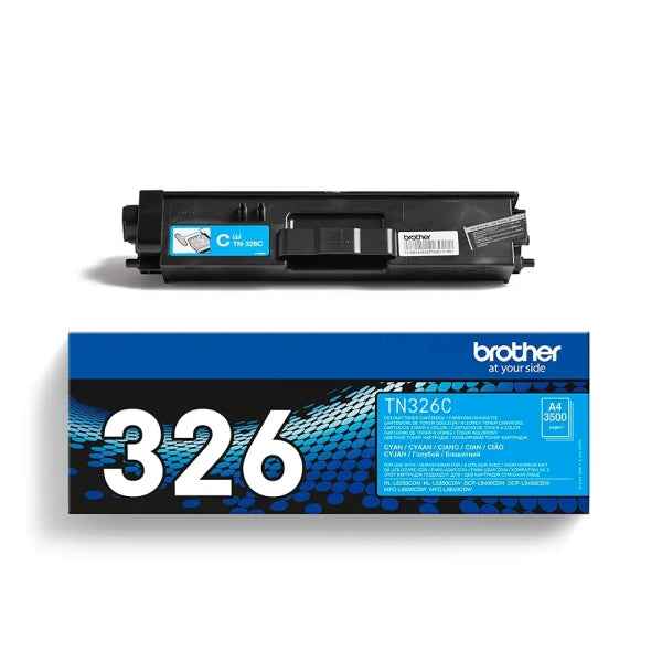 Brother TN326 Cyan Cartucho de Toner Original - TN326C - Prinkweb