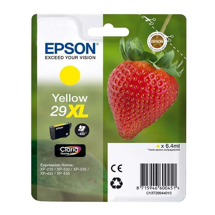 Epson T2994 (29XL) Amarillo Cartucho de Tinta Original - C13T29944012 - Prinkweb