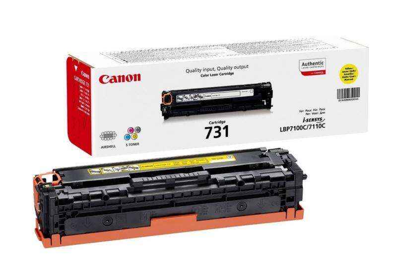 Canon 731 Amarillo Cartucho de Toner Original - 6269B002 - Prinkweb