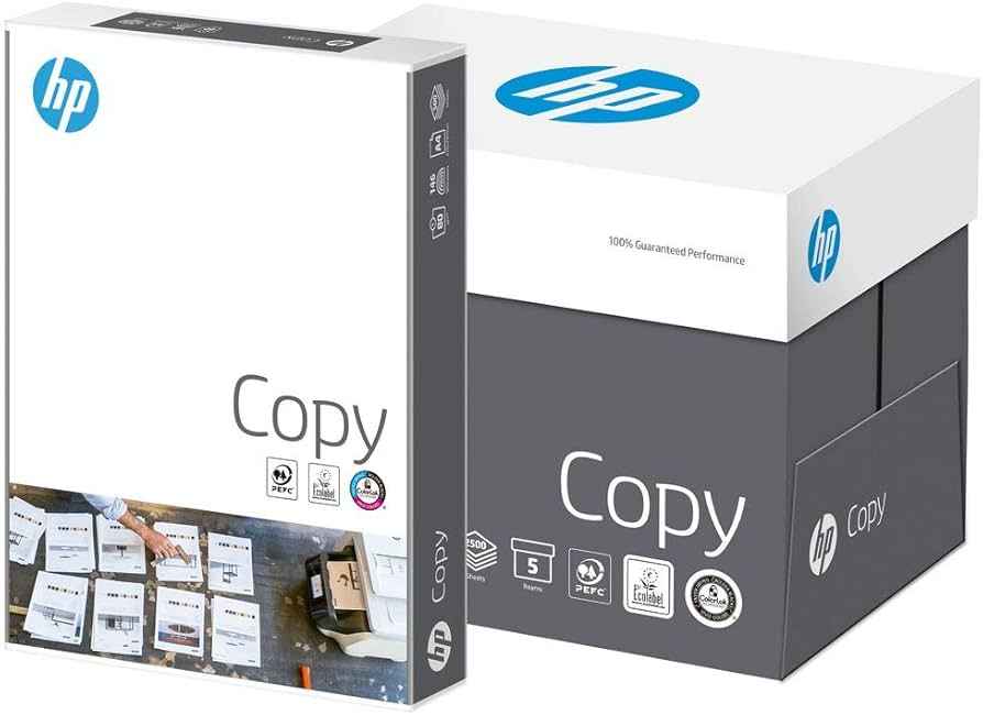 HP Copy Papel A4 80gr 210x297mm (500 Hojas) Blanco - Cantidad: 5