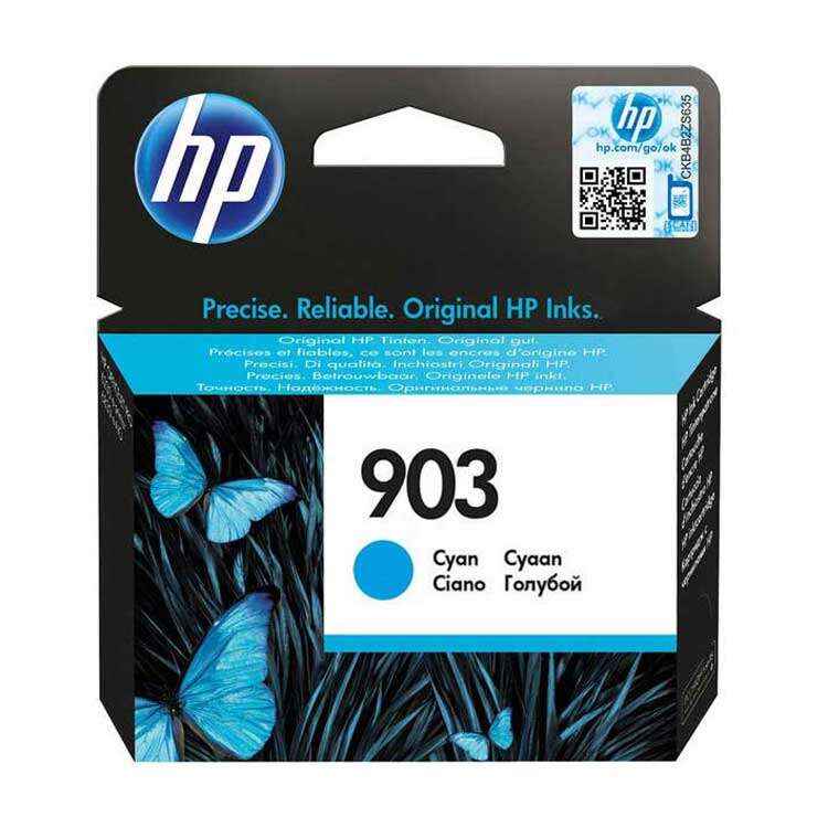 HP 903 Cyan Cartucho de Tinta Original - T6L87AE - Prinkweb