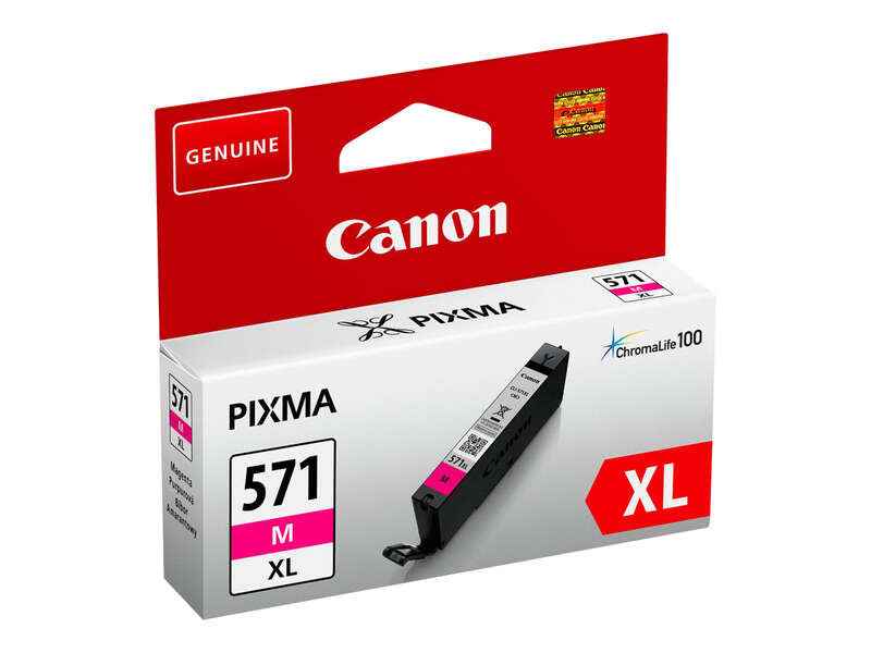 Canon CLI571XL Magenta Cartucho de Tinta Original - 0333C001 - Prinkweb