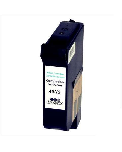 Cartucho compatible HP 45/15 negro
