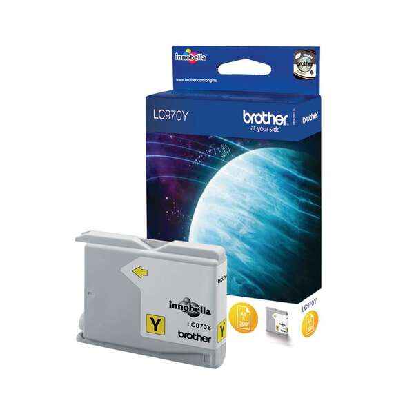 Brother LC970 Amarillo Cartucho de Tinta Original - LC970Y - Prinkweb