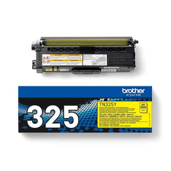 Brother TN325 Amarillo Cartucho de Toner Original - TN325Y - Prinkweb