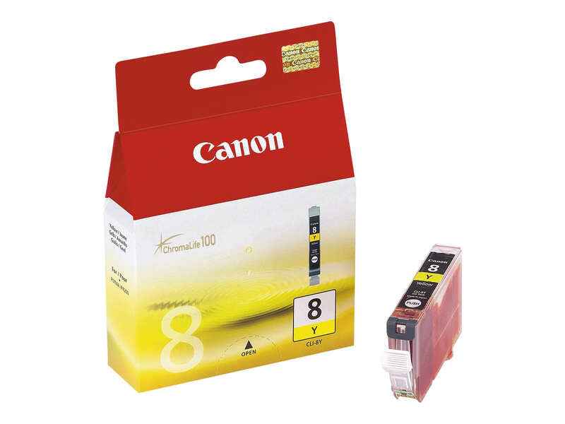 Canon CLI8 Amarillo Cartucho de Tinta Original - 0623B001 - Prinkweb