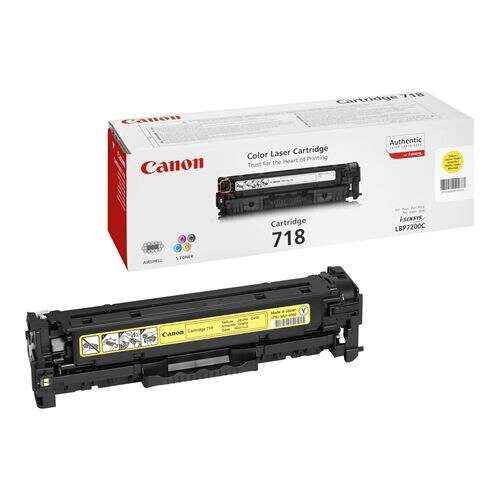 Canon 718 Amarillo Cartucho de Toner Original - 2659B002 - Prinkweb