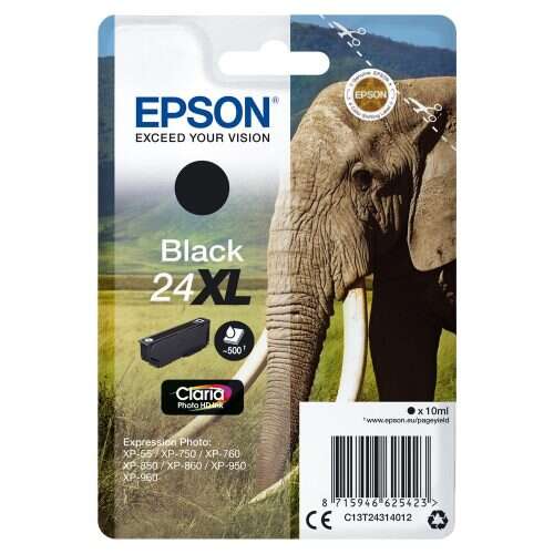 Epson T2431 (24XL) Negro Cartucho de Tinta Original - C13T24314012 - Prinkweb