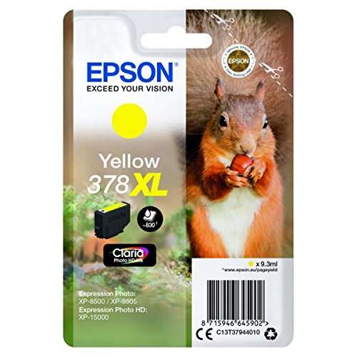 Epson 378XL Amarillo Cartucho de Tinta Original - C13T37944010 - Prinkweb