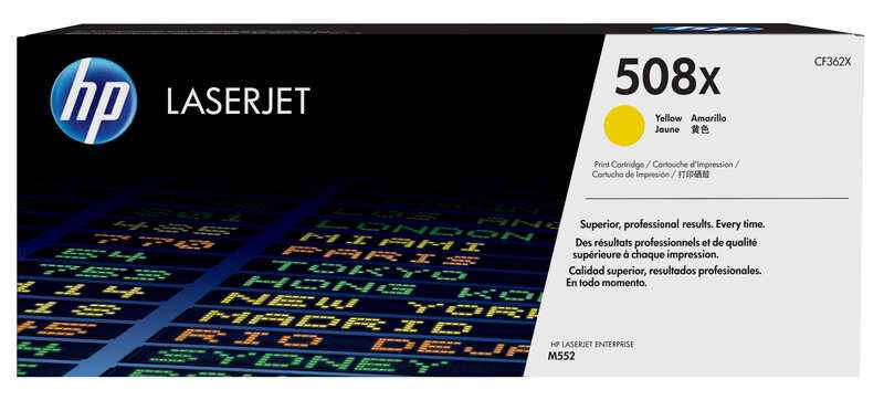 HP CF362X Amarillo Cartucho de Toner Original - 508X - Prinkweb