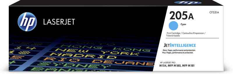 HP CF531A Cyan Cartucho de Toner Original - 205A - Prinkweb
