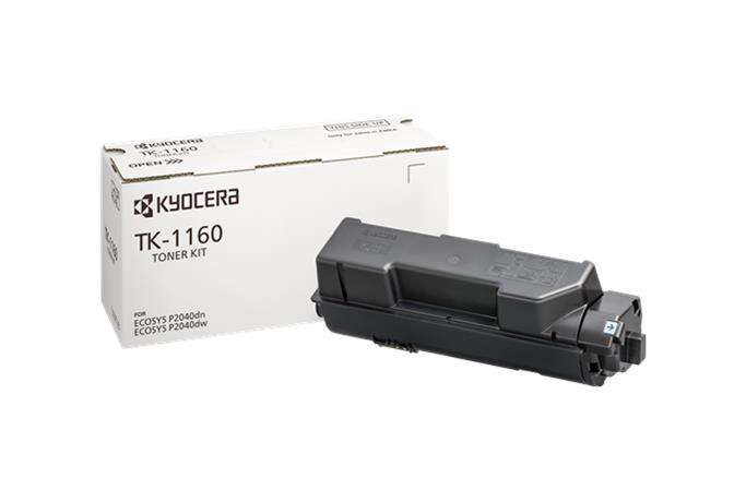 Kyocera TK1160 Negro Cartucho de Toner Original - 1T02RY0NL0 - Prinkweb