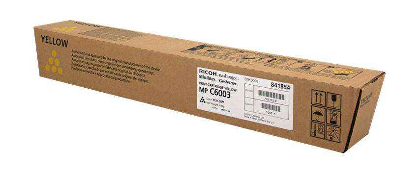 Ricoh Aficio MP-C4503/MP-C5503/MP-C6003 Amarillo Cartucho de Toner Original - 841854 - Prinkweb