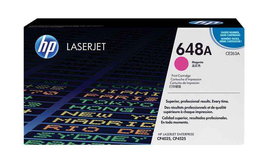 HP CE263A Magenta Cartucho de Toner Original - 648A - Prinkweb