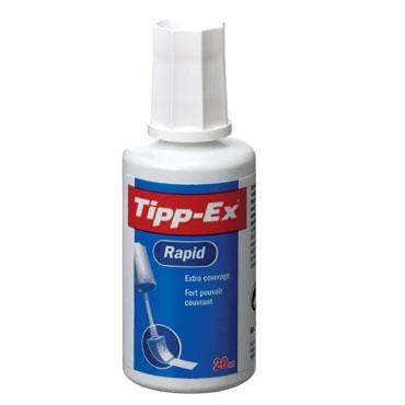 Correcteur liquide rapide TIPP-EX, flacon de 20 ml, boîte de 10 unités