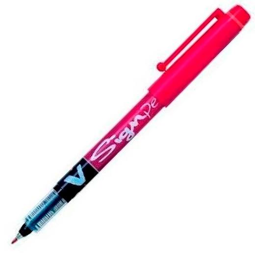 PILOT ROLLER TINTA LÍQUIDA VSIGN PEN PUNTA DE FIBRA 2.0MM ROJO - Prinkweb