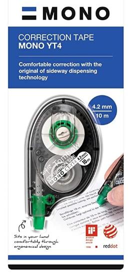 TOMBOW MONO YT RUBAN DE CORRECTION 4,2 MM X 10 M BLISTER