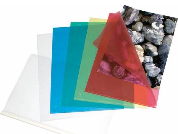 DOSSIER À ONGLES GRAFOPLAS PP 110 MICRONS FOLIO TRANSPARENT -100UND-