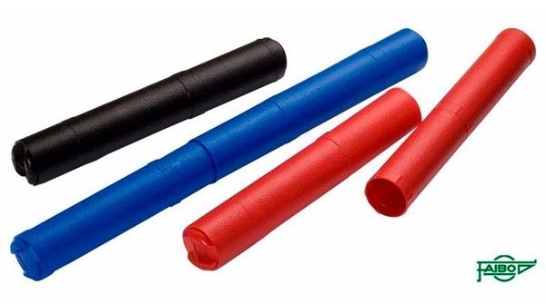 FAIBO TUBO PORTAPLANOS DE PLÁSTICO EXTENSIBLE 40 A 75 CM SIN BANDOLERA AZUL