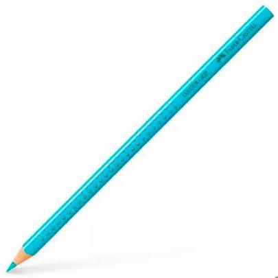 FABER CASTELL LÁPIZ DE COLOR ACUARELABLE COLOUR GRIP TURQUESA COBALTO CLARO - Prinkweb