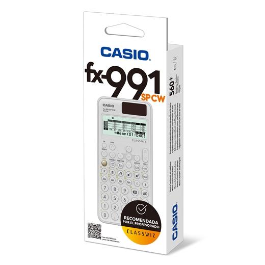Calculatrice scientifique Casio noire et blanche 15 et 10+2 chiffres 576 fonctions FX-991SPCW