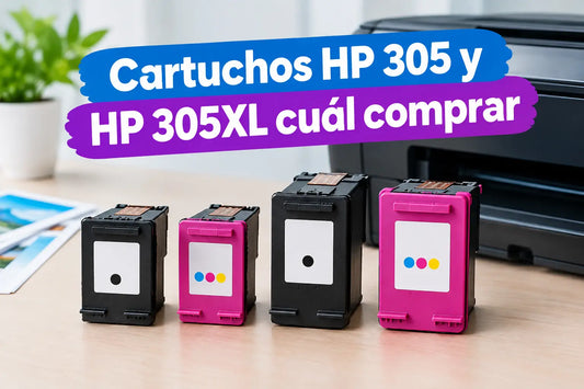 Cartuchos HP 305 y HP 305XL cuál comprar