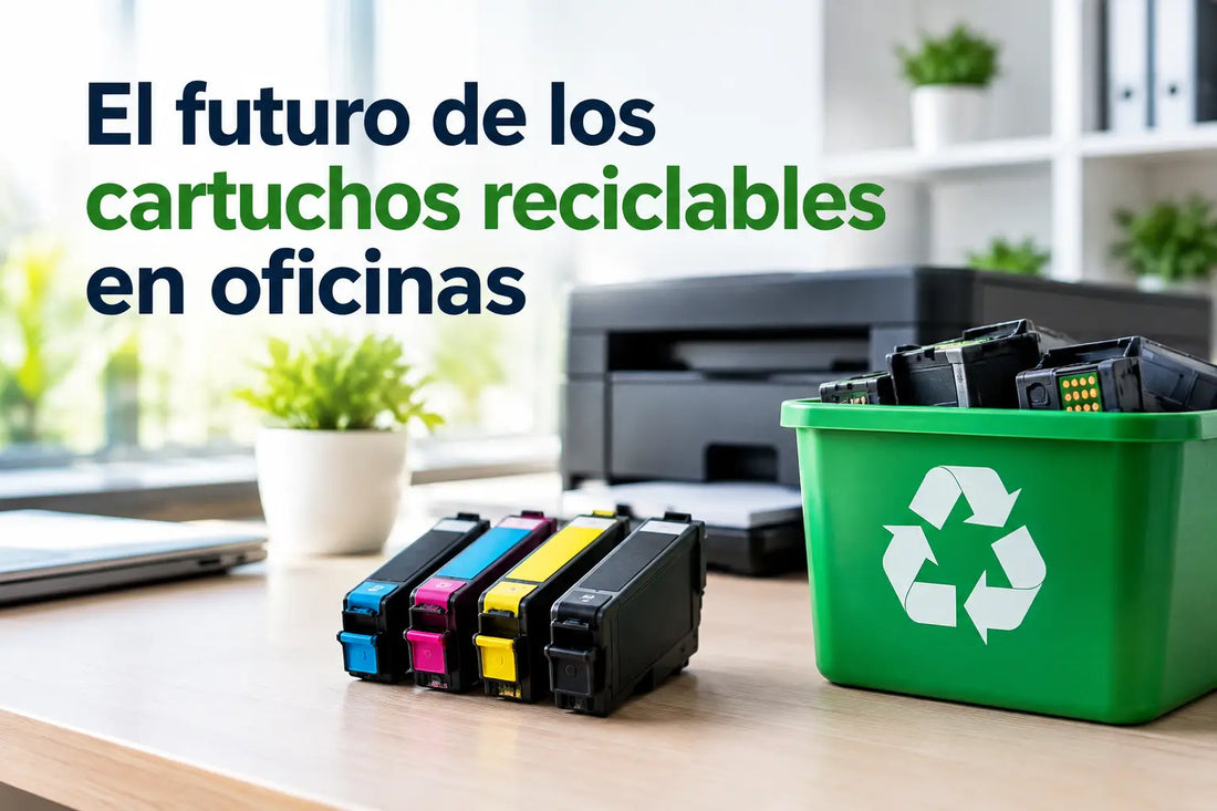 El futuro de los cartuchos reciclables en oficinas