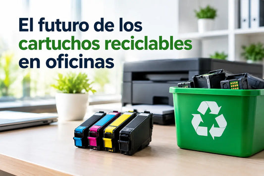 El futuro de los cartuchos reciclables en oficinas